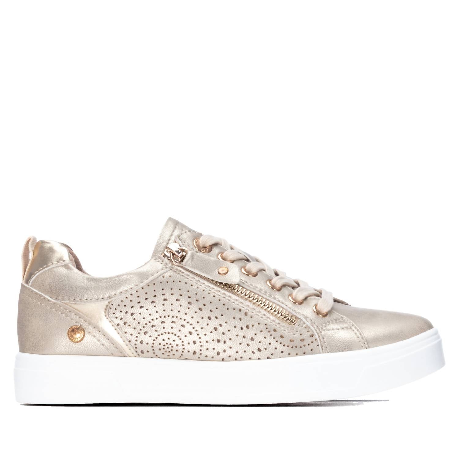 Xti Women's Structured Sneaker in gold - women's sneaker