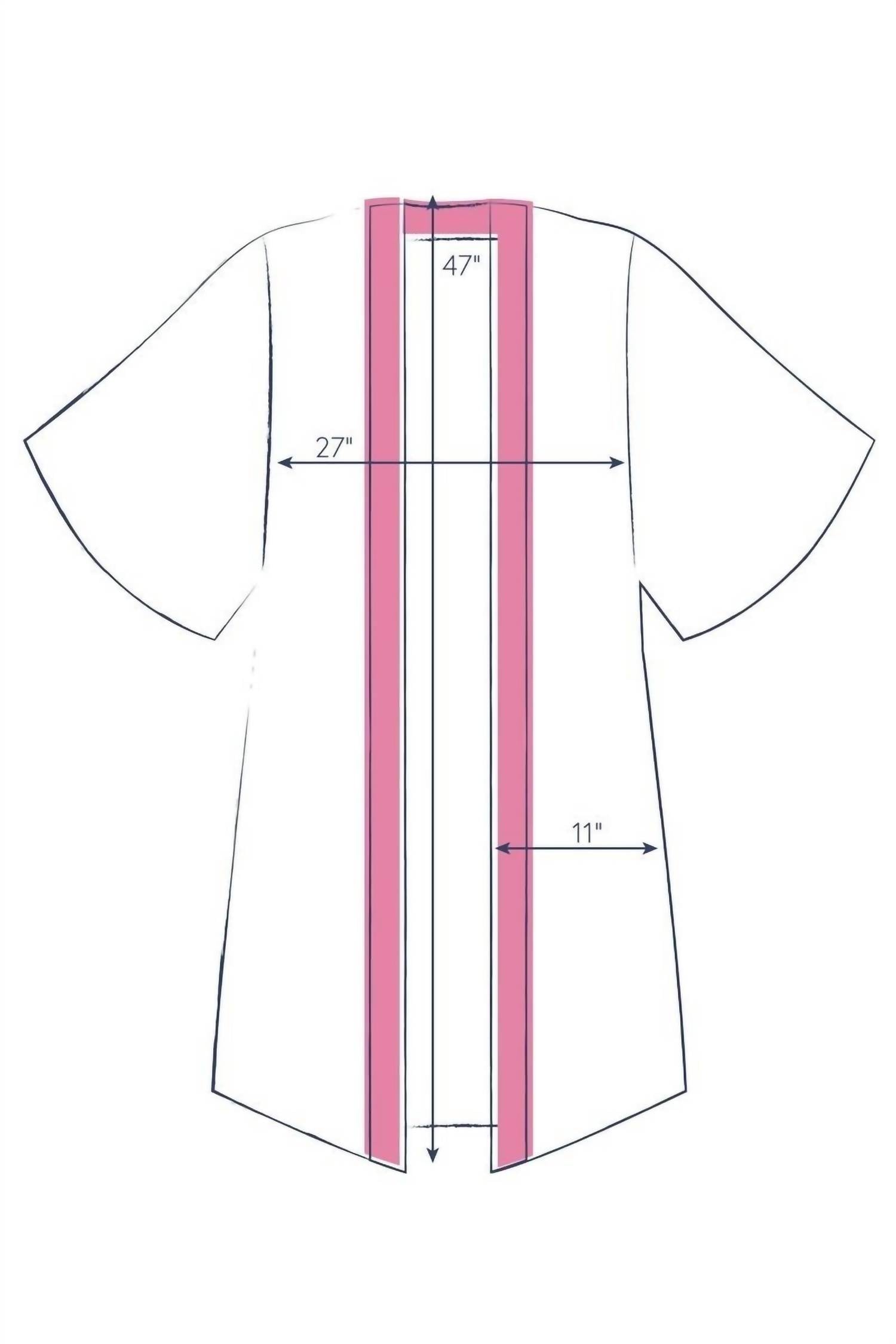 Powder - Delicate Tropical Kimono Gown