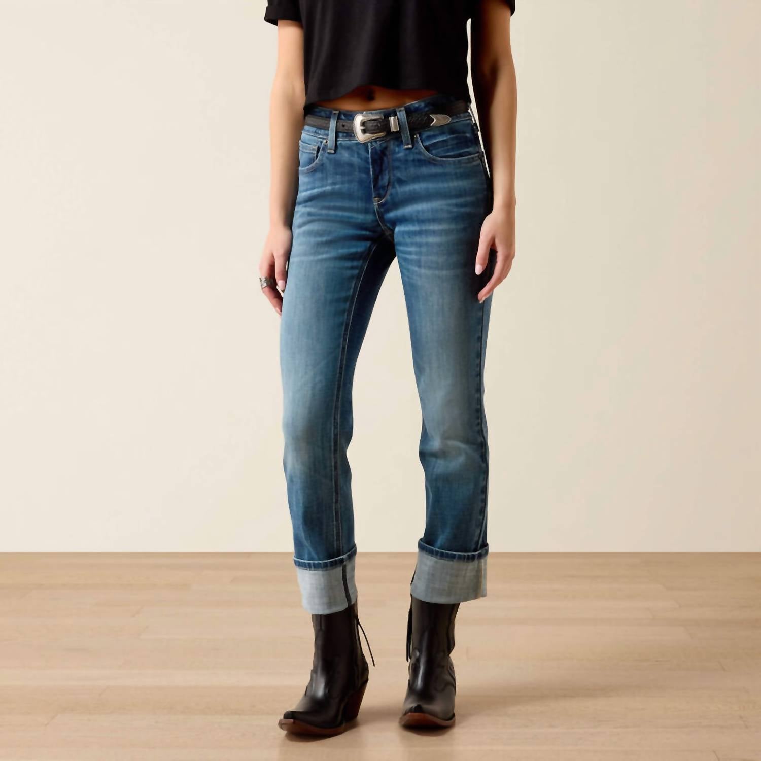 Ariat - Silvie Perfect Rise Straight Leg Crop Jean