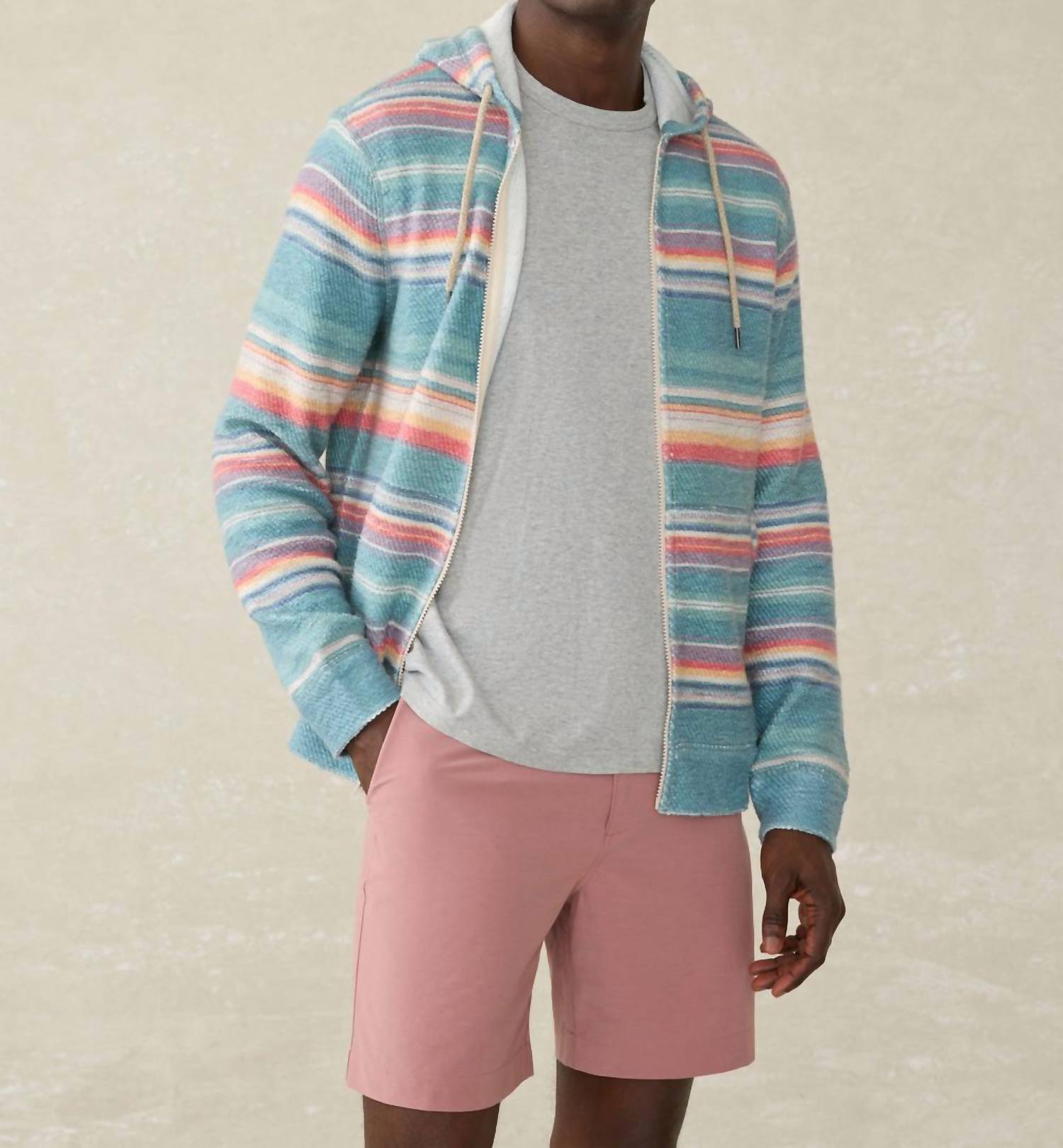 Faherty - Whitewater Full Zip Hoodie