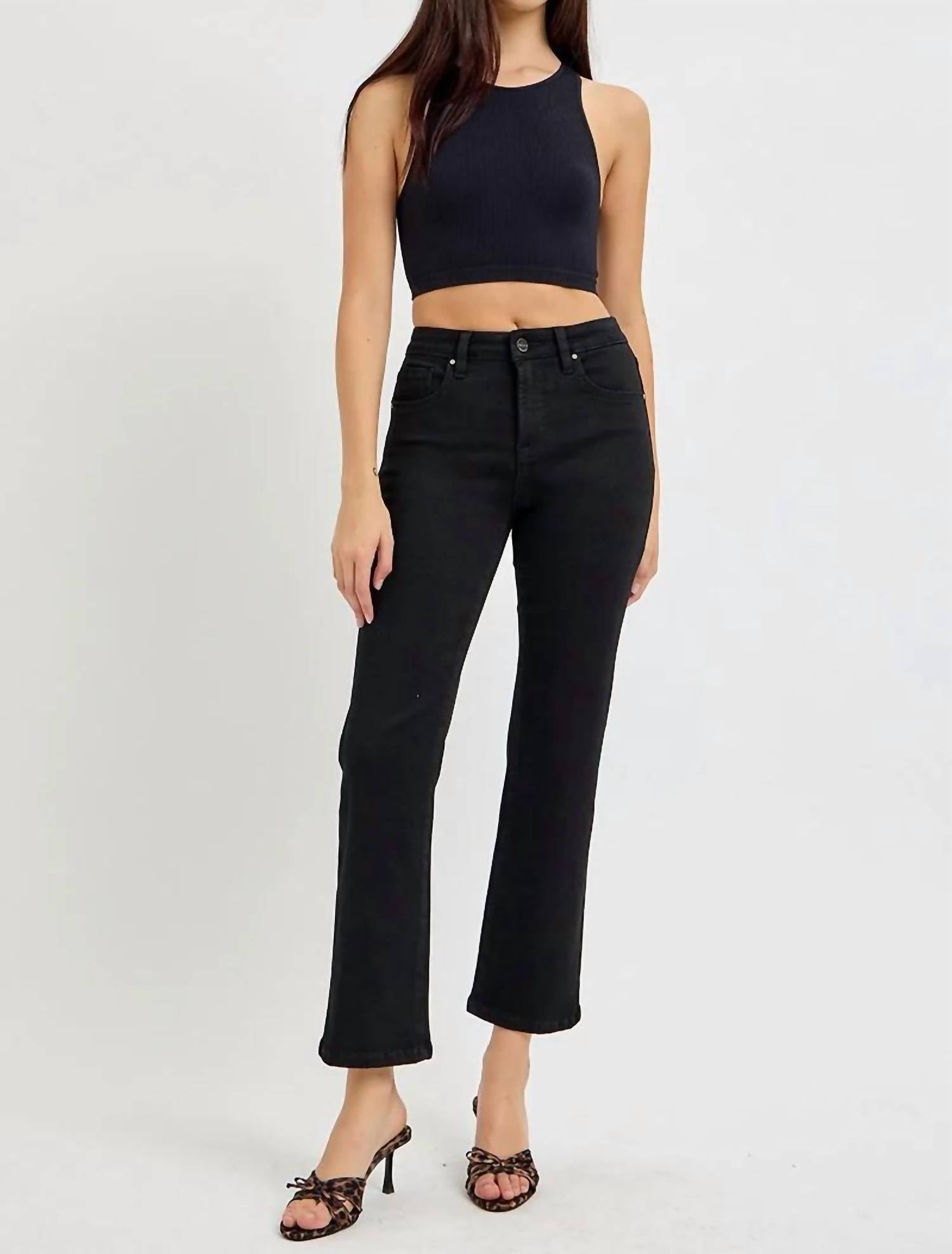 Risen - Cropped Ankle Jeans