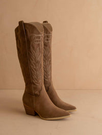 Oasis Society - Women's Samara Embroidered Western Tall Boot