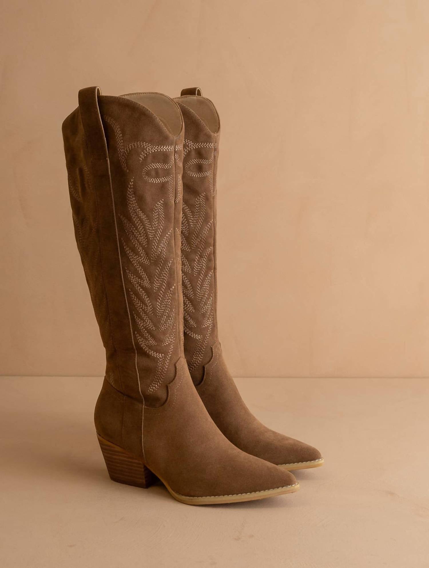 Oasis Society - Women's Samara Embroidered Western Tall Boot