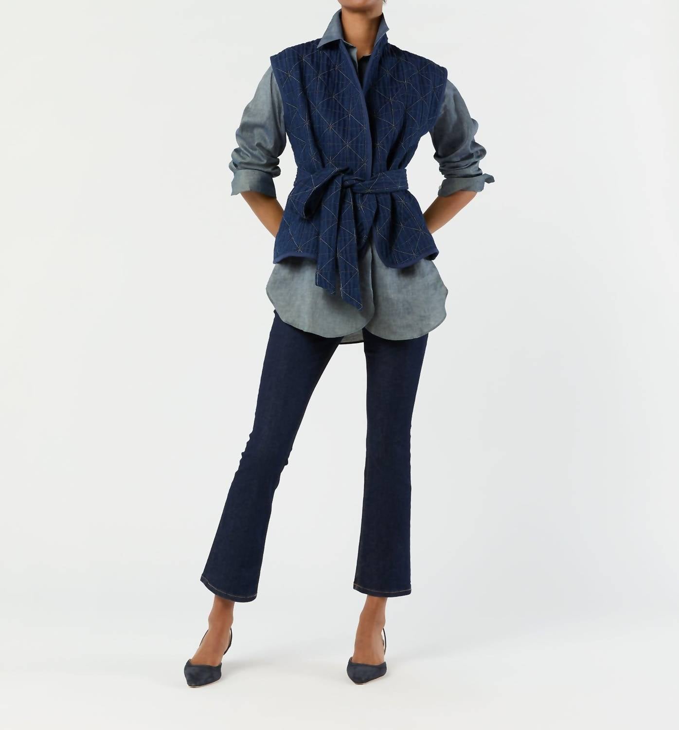 Ann Mashburn - Corinne Patchwork Vest