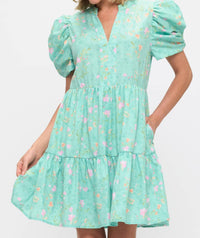 Beeson River - Floral Baby Doll Mini Dress