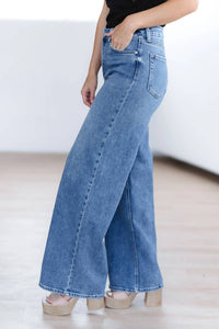 Just Panmaco Inc. - Eli High Rise Palazzo Wide Leg Jeans
