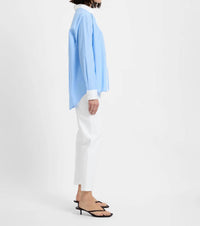 French Connection - Poplin Ticking Contrast Button Down Shirt