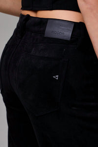 Hidden - Suede Flare Pants