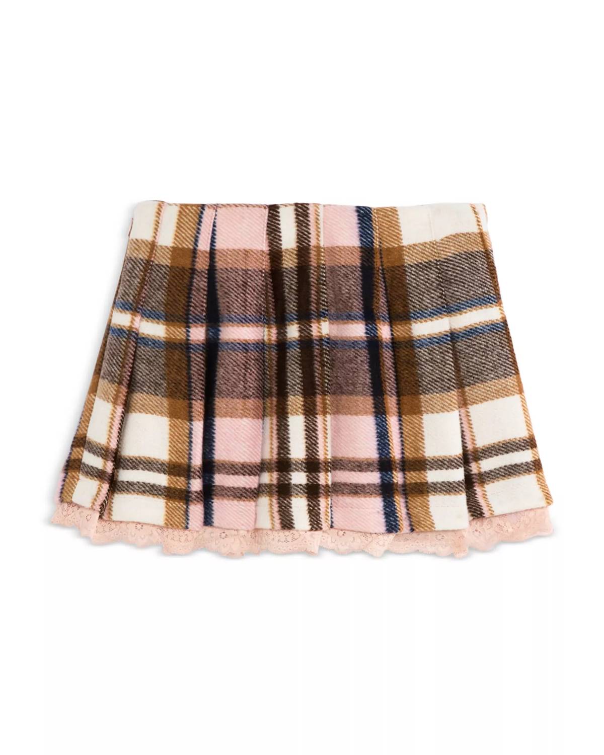 Katie J NYC Girl's Elicia Skirt in pink - kids' skirt - detail view