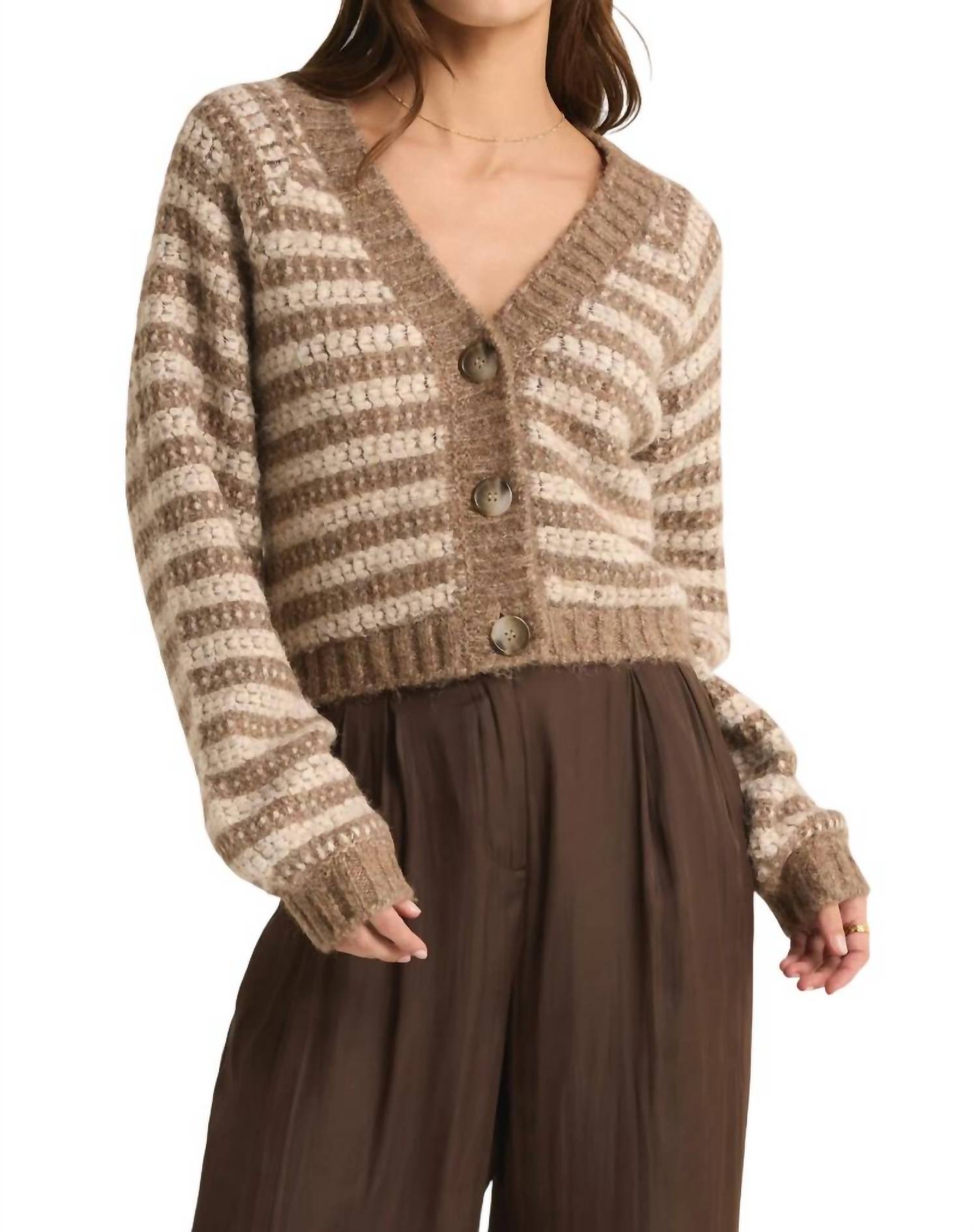 Z Supply - Este Metallic Stripe Cardigan