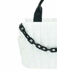 Bc Handbags - Puffer Tote Bag with Chain
