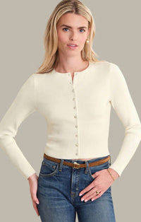 525 America - Anne High Rib Waist Cardigan