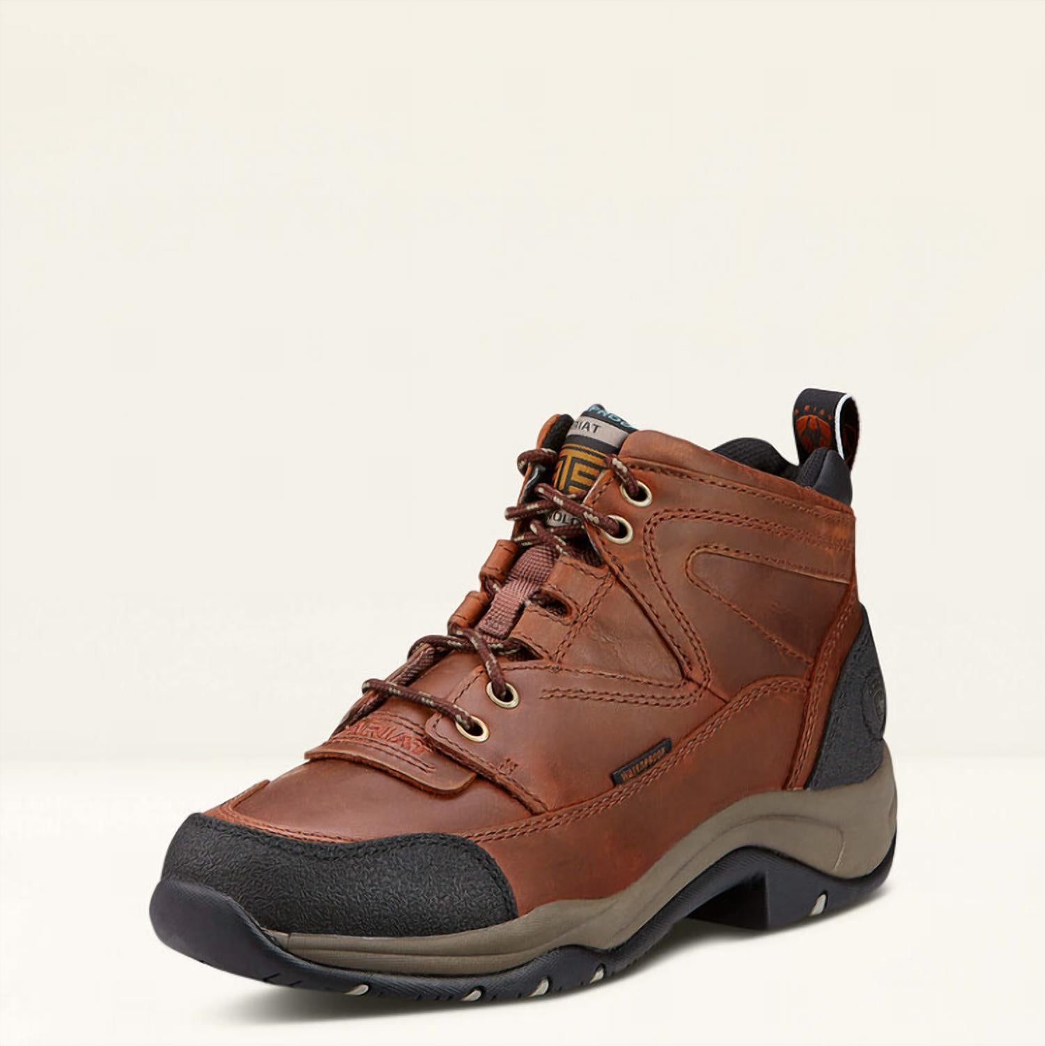 ARIAT Women's Terrain Waterproof Boot in brown - women's shoe