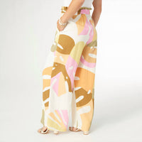 Coco + Carmen - Lyla Printed Flowy Pant With Tie Waist