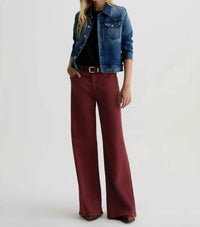 Ag Jeans - Saige Mid Rise Wide Leg Jeans