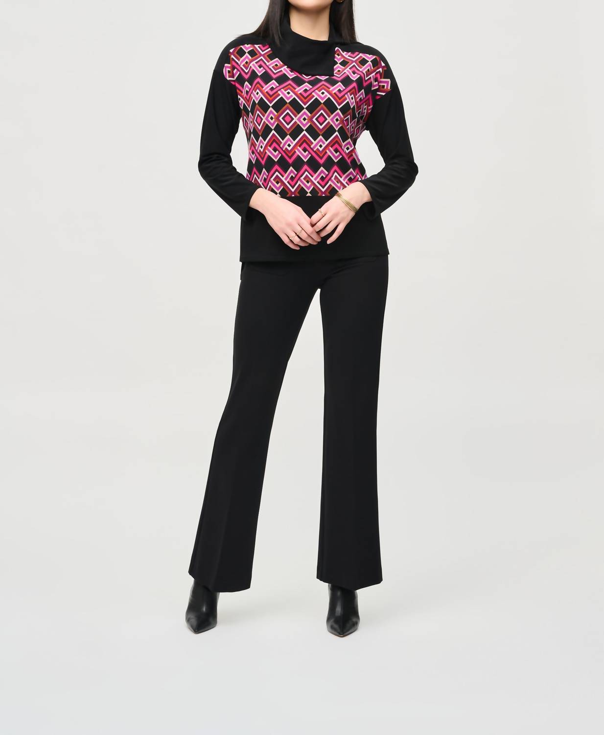 Joseph Ribkoff - Cowl Neck Pullover Top