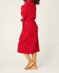 PJ Salvage Bundle up Robe in samba red - women's intimate - alternate view