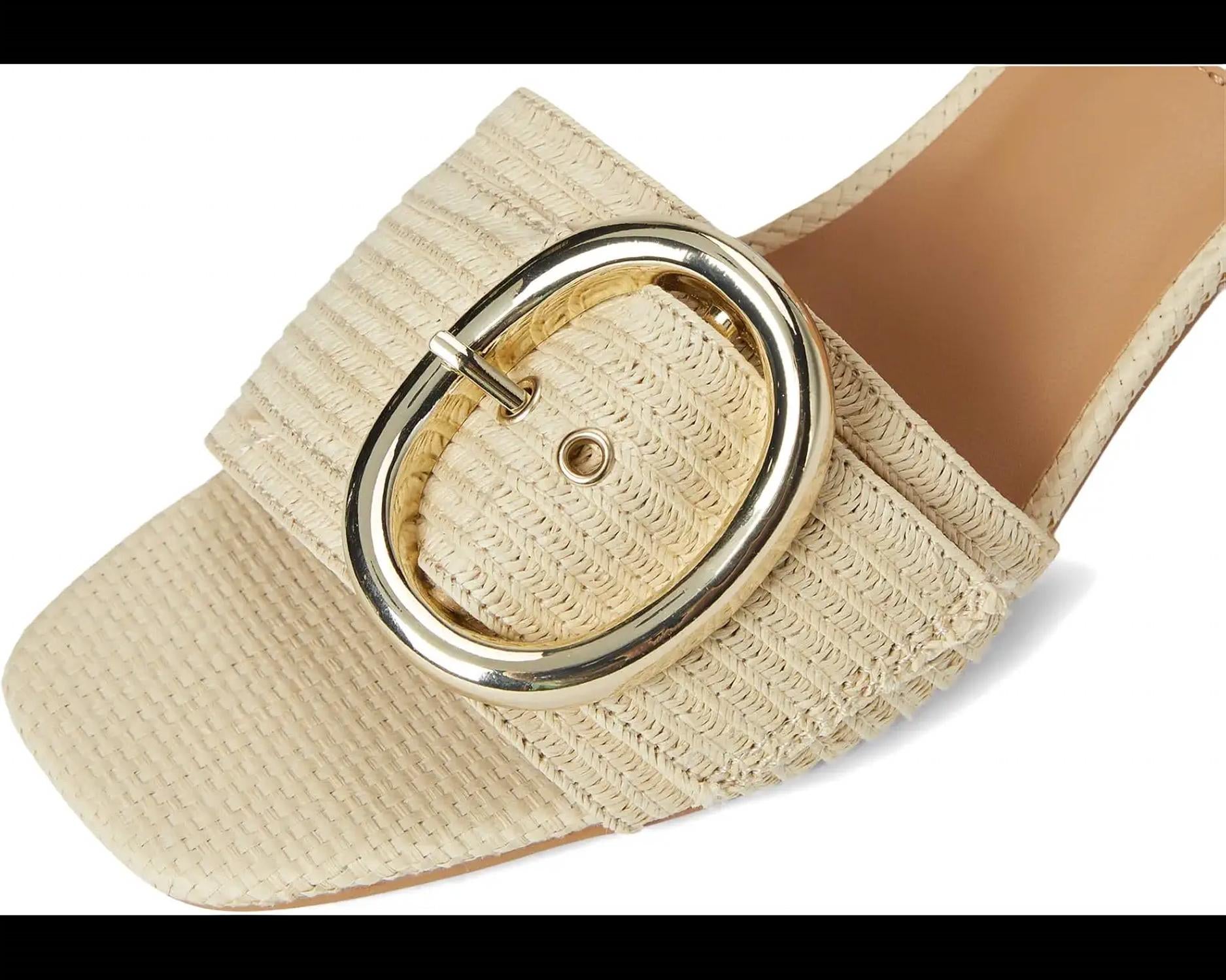 STEVE MADDEN Women's Seacrest Sandal in natural raffia - women's sandal - alternate view