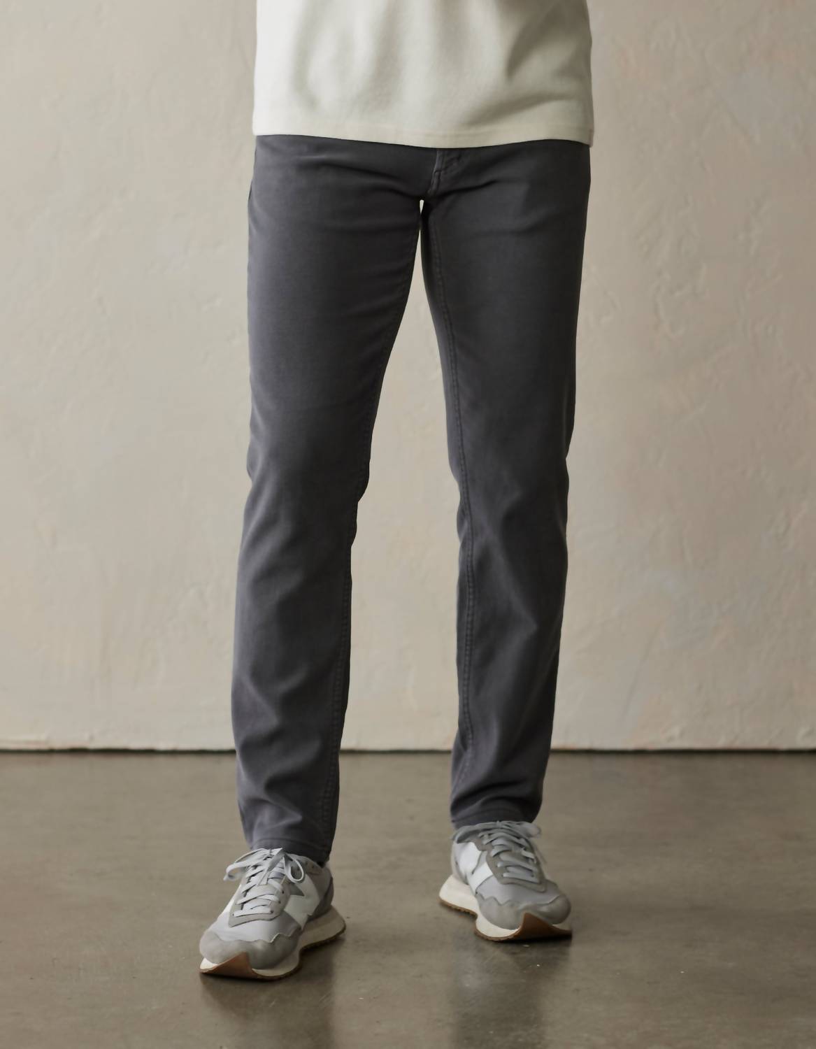The Normal Brand Comfort Slim Terry Pants in steel - women's pants
