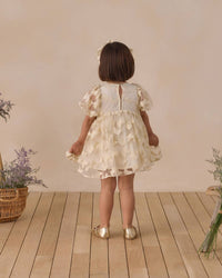 NORALEE Girls Luna Dress in natural - kids' dress - alternate view
