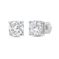 Diana M Jewels - Women's Lab Grown Diamond Cushion Cut Stud Earrings (1.00 CT)