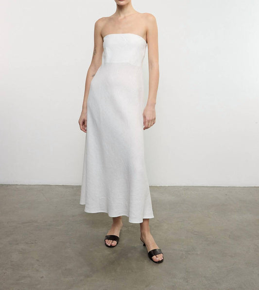 Enza Costa - LINEN BIAS DRESS