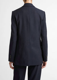 Vince - Linen Blend Single Breasted Blazer