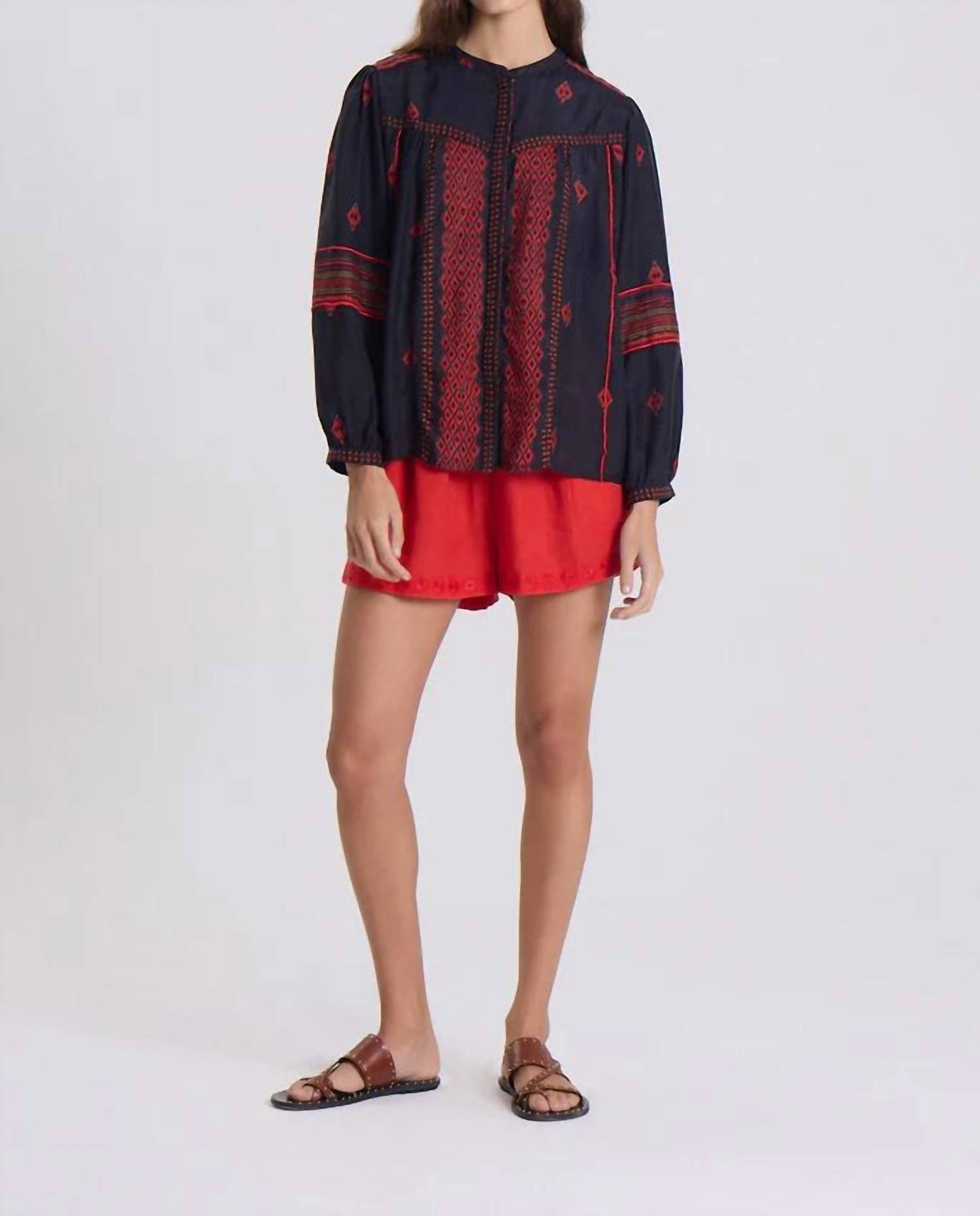 Maria Cher - Bayou Finch Long Sleeve Shirt