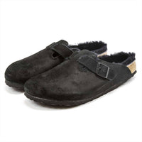 Birkenstock - Men's Boston Shearling Suede Clogs