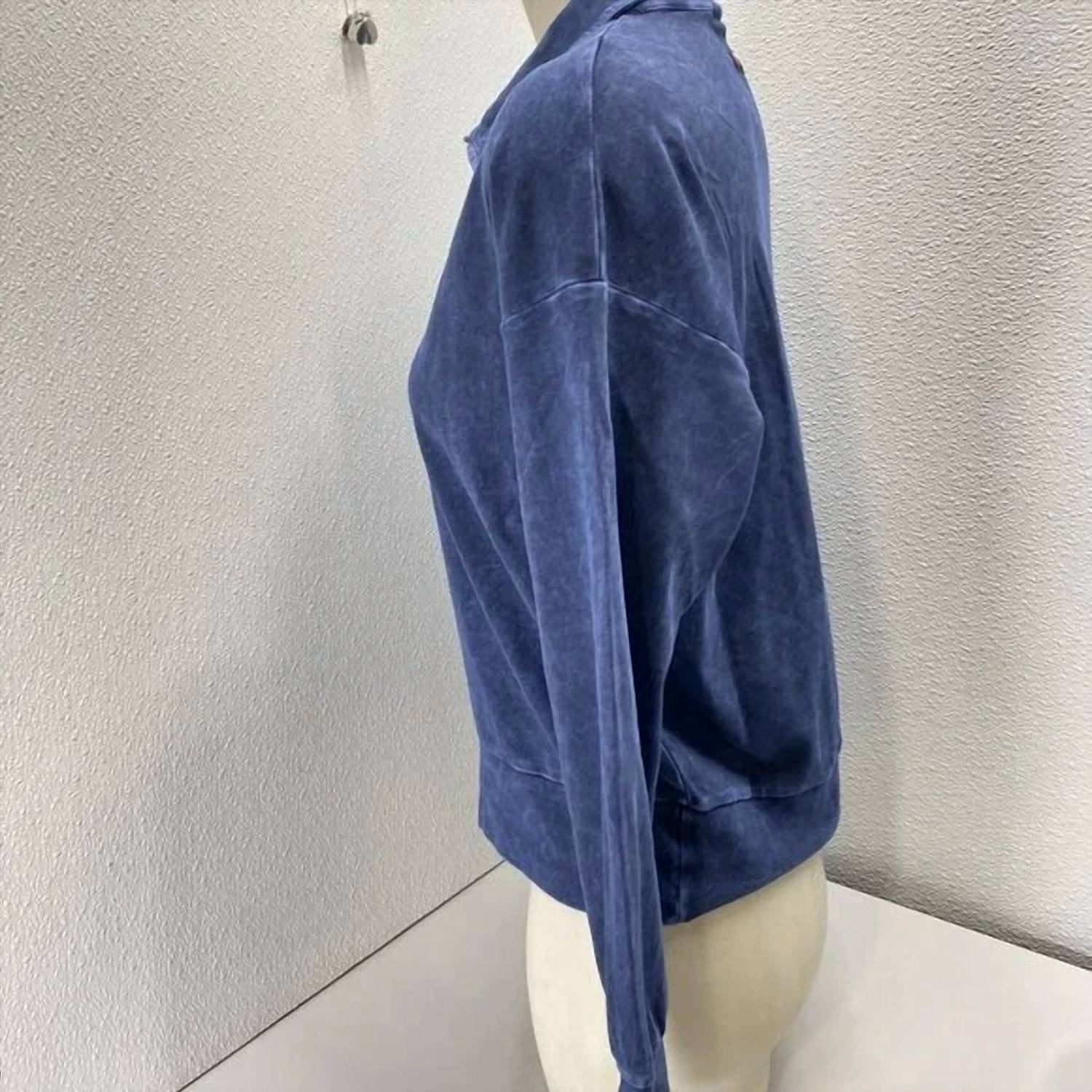 Hard Tail Forever - Women's Mineral Wash Half-zip Shirt