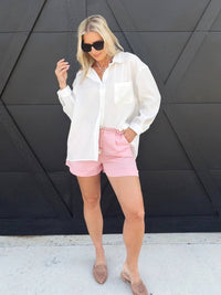 Anaz - Cotton Shorts With Rope Belts