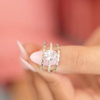 Starlette Women's Marquessa Stackable Ring in silver - women's jewelry - view 5