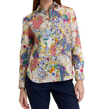 Hinson Wu - Margot Long Sleeve Amalfi Print Blouse