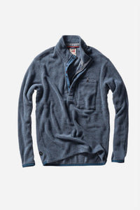 Relwen - Men's Terry Snap-zip Mock Top