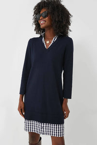 Draper James - Wool And Cotton Combo Sweaterdress