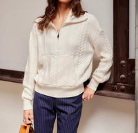 Fifteen Twenty - Karin Half Zip Sweater