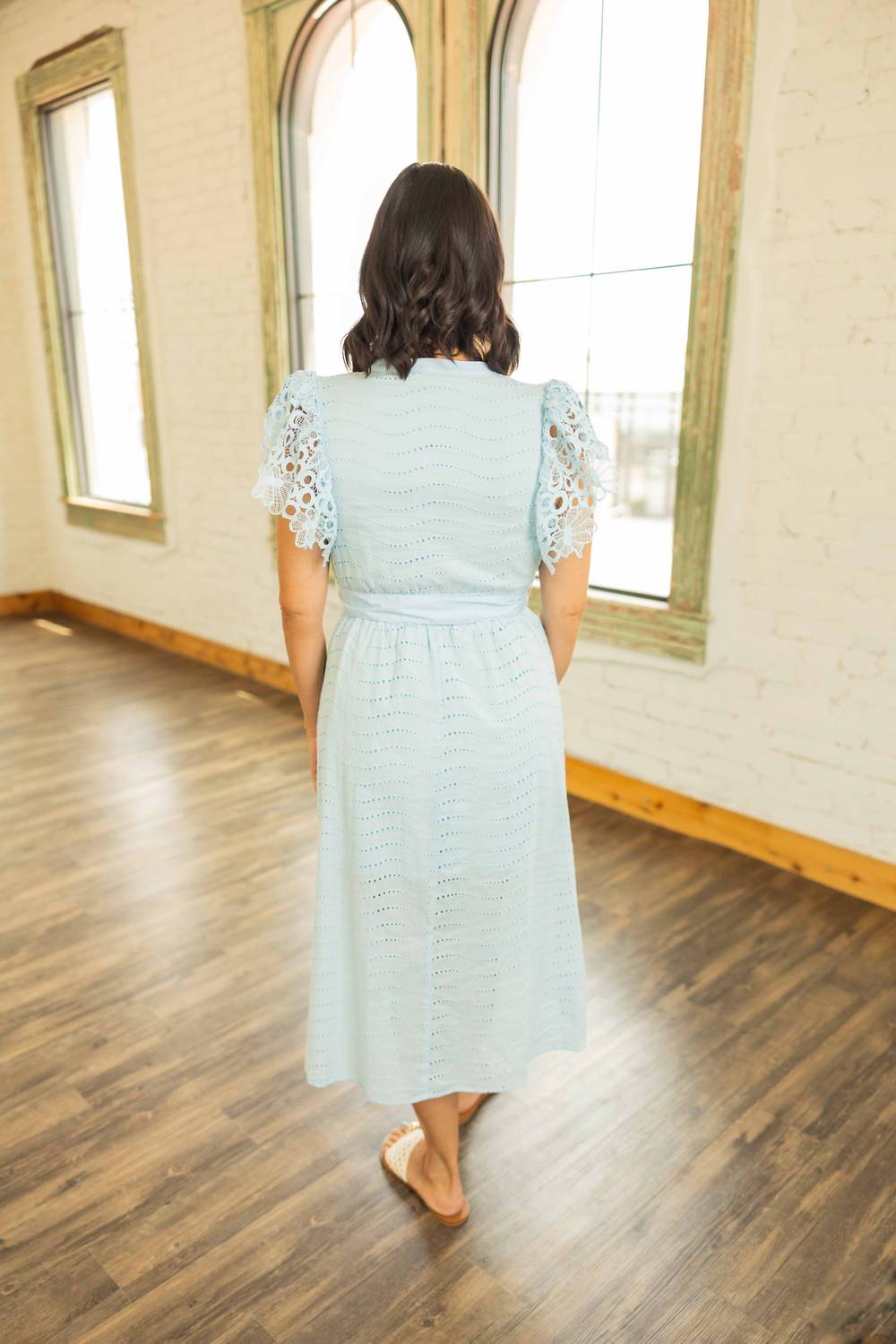 Ellison - Rynlee Eyelet Midi Dress