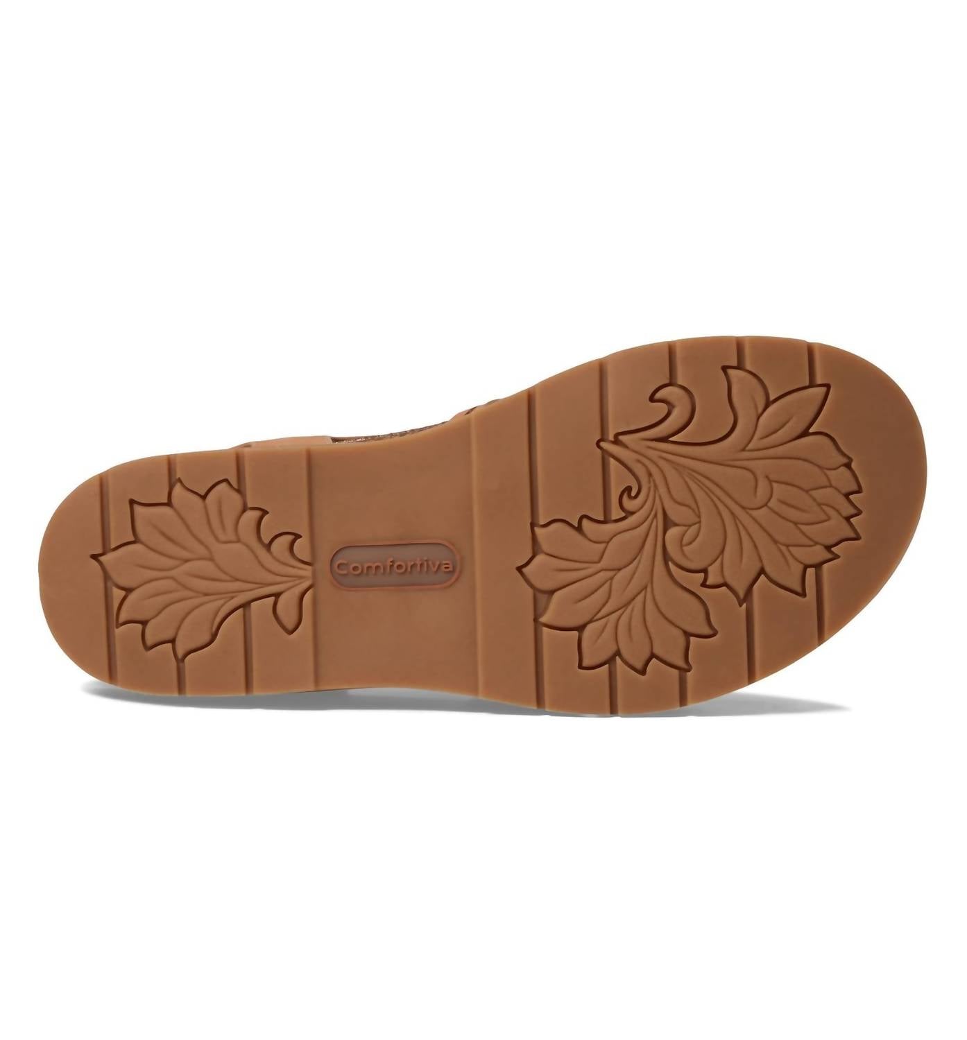 Comfortiva Women's Gladia Sandal - Medium in luggage - women's sandal - alternate view