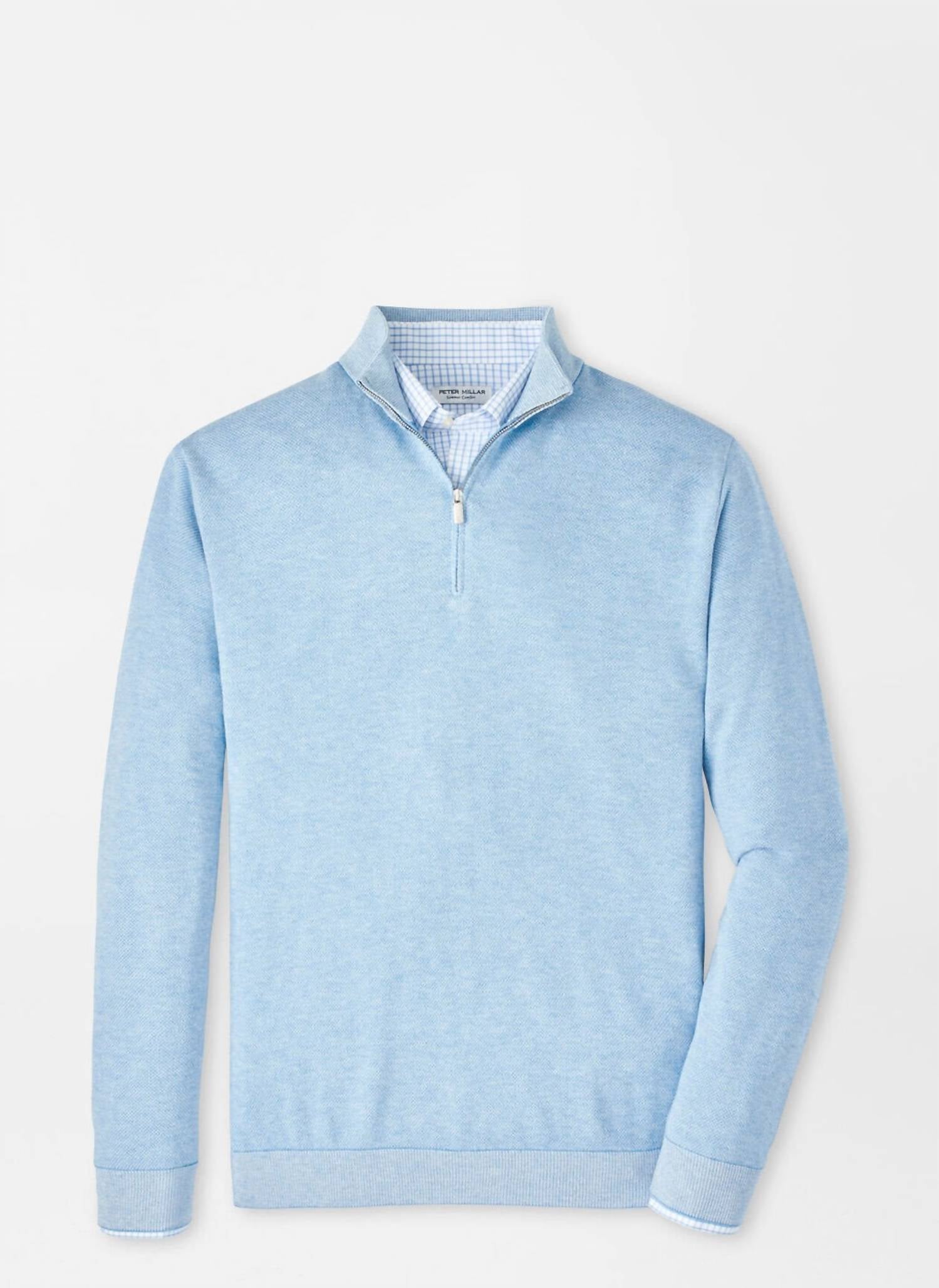 Peter Millar - Coolspun Birdseye Quarter-zip Sweater
