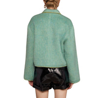 Strut & Bolt - Contrast Embroidery Wool Jacket
