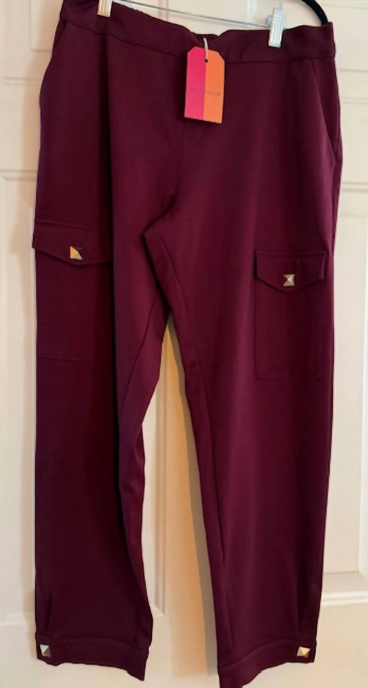 Vilagallo - Women's Knit Stretch Cargo Pant