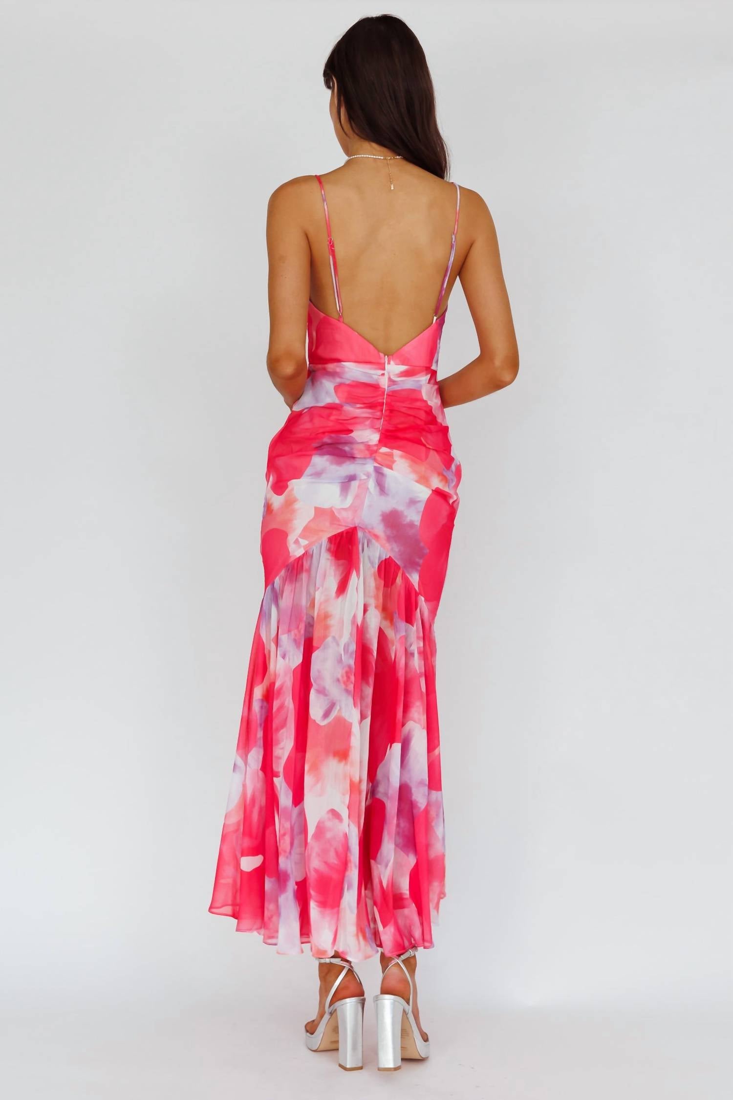 Here Comes The Sun - Floral Midi Dress