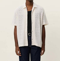 Les Deux - Hector Pointelle Short Sleeve Shirt