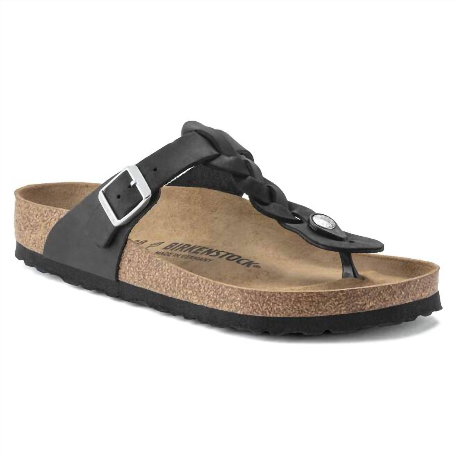 Birkenstock - Women's Gizeh Braided Oiled Leather Sandals