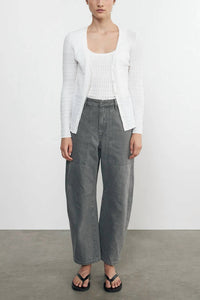 Enza Costa - Linen Cotton V-neck Cardigan