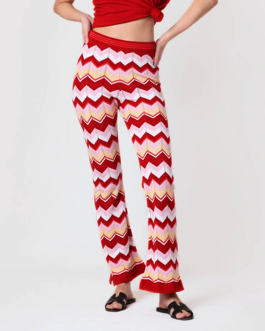 Minnie Rose - Chevron Pointelle Pant