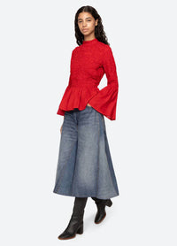 Sea - Imogen Solid Long Sleeve Top