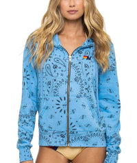 Aviator Nation - Bandana Zip Hoodie