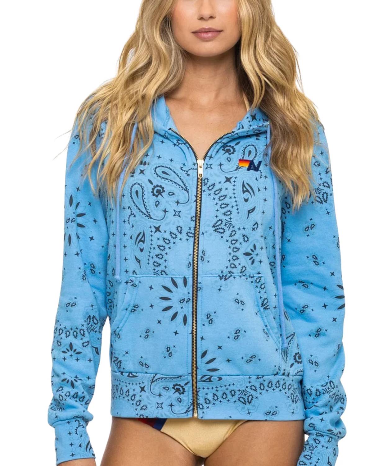 Aviator Nation - Bandana Zip Hoodie