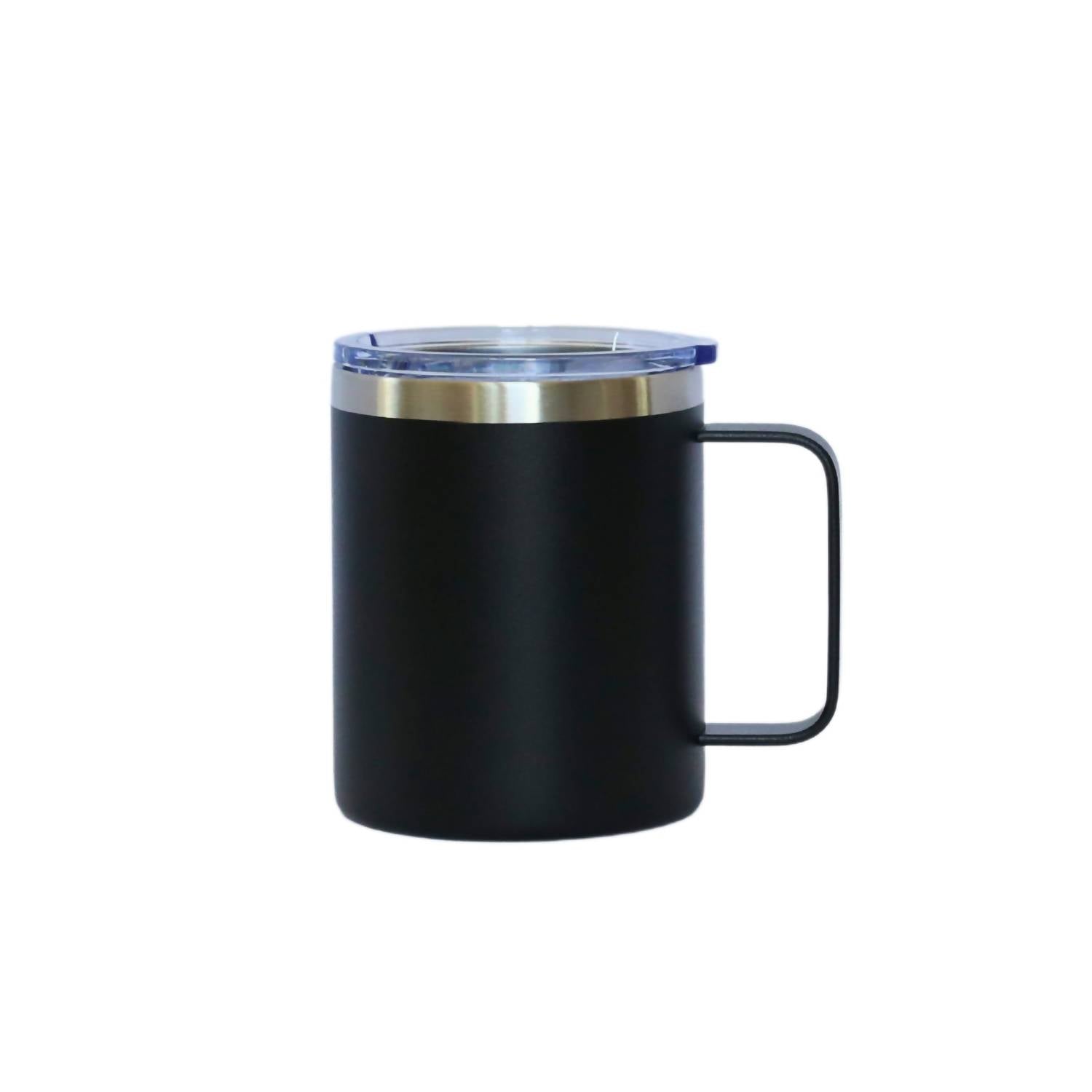 Creative Gifts International - Stainless Steel Travel Mug with Handle
